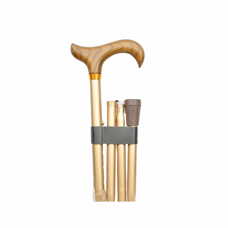 Canne pliante couleur bronze