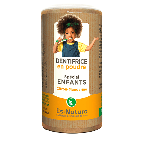 Dentifrice en poudre pour enfants